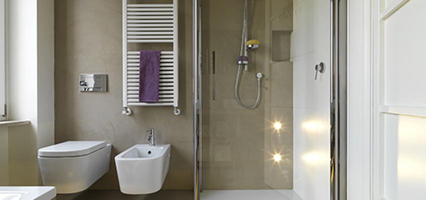 Baño style moderno color beige, marron, blanco  diseñado por Reformas Jorge Balaguer | Gremio 