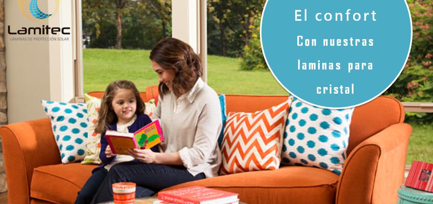 Salon style contemporaneo color ocre, azul, blanco, gris  diseñado por Lamitec | Gremio 