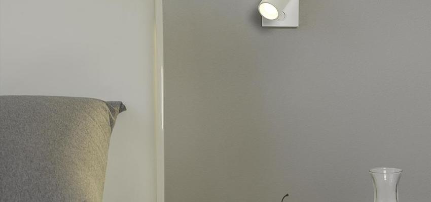 Dormitorio style moderno color verde, blanco, gris  diseñado por Milan Iluminación | Decorador | Copyright Milan Iluminación