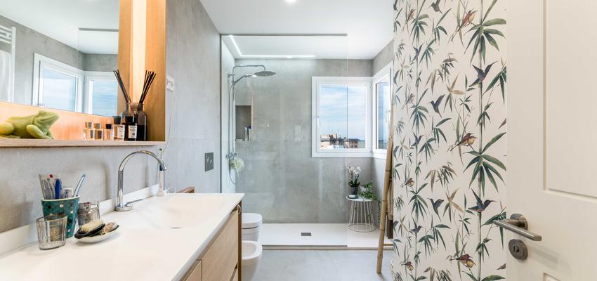 Baño Estilo clasico Color verde, beige, blanco  diseñado por ViviendaSana | Reformista, constructor | Copyright ViviendaSana