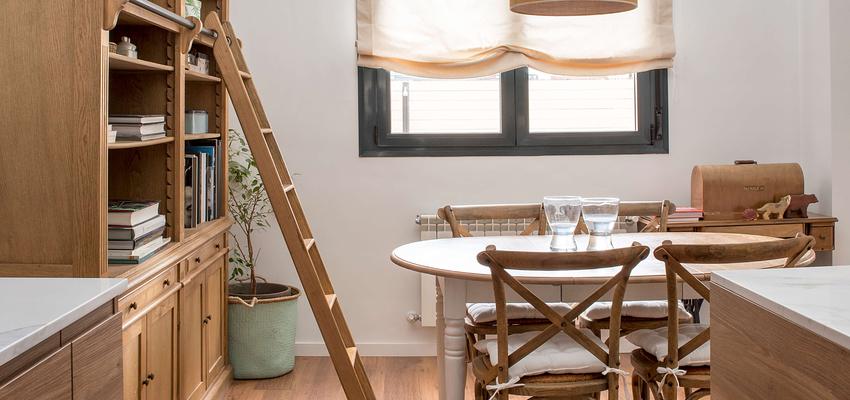 Comedor Estilo rustico Color marron, marron, blanco  diseñado por ViviendaSana | Reformista, constructor | Copyright ViviendaSana