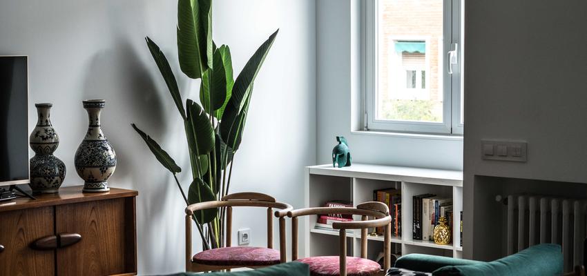 Sala de la TV, Salon Estilo vintage Color marron, beige, blanco  diseñado por ViviendaSana | Reformista, constructor | Copyright ViviendaSana