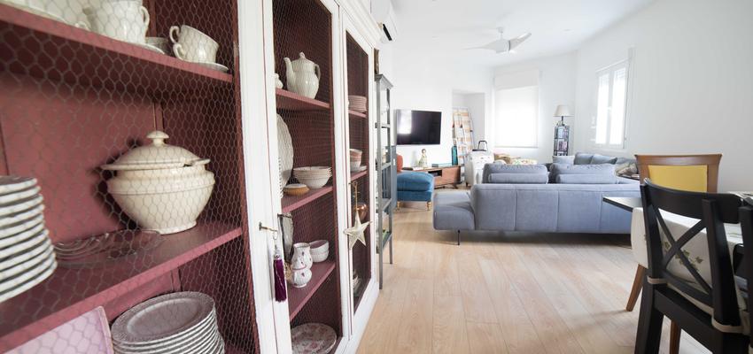 Comedor Estilo vintage Color marron, blanco  diseñado por ViviendaSana | Reformista, constructor | Copyright ViviendaSana