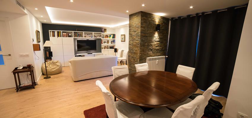 Comedor Estilo tradicional Color marron, beige, blanco  diseñado por ViviendaSana | Reformista, constructor | Copyright ViviendaSana