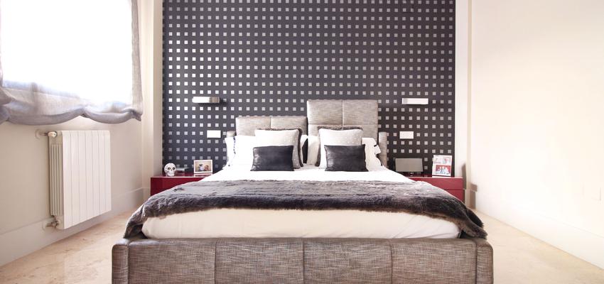 Dormitorio Estilo moderno Color beige  diseñado por acertus | Arquitecto Técnico | Copyright si