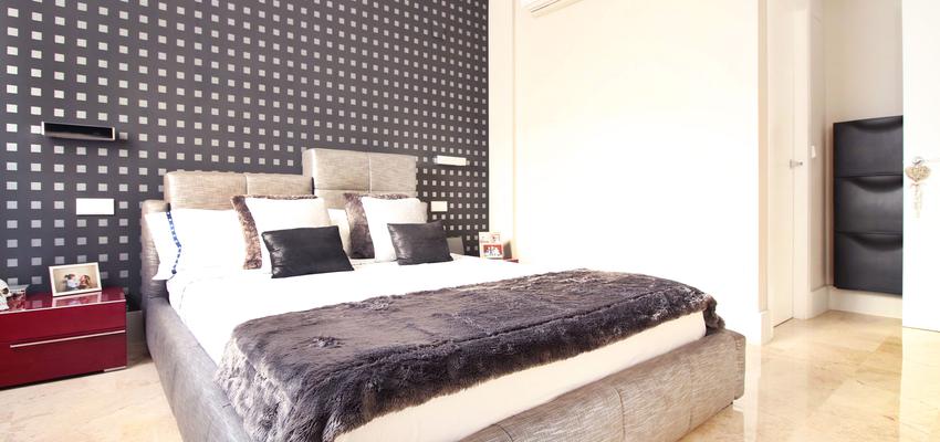 Dormitorio Estilo moderno Color beige  diseñado por acertus | Arquitecto Técnico | Copyright si