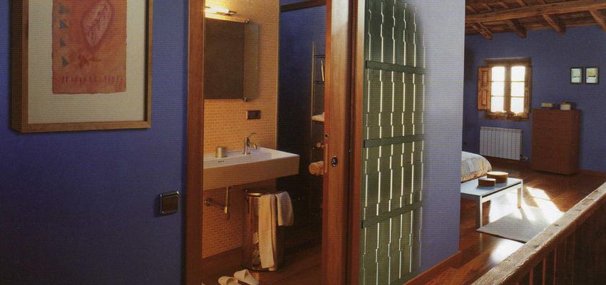 Baño, Dormitorio, Pasillo style rustico color azul, marron  diseñado por raul | Gremio 