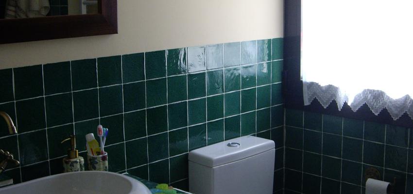 Baño style tradicional color verde, beige, marron, blanco  diseñado por reformmia | Arquitecto 