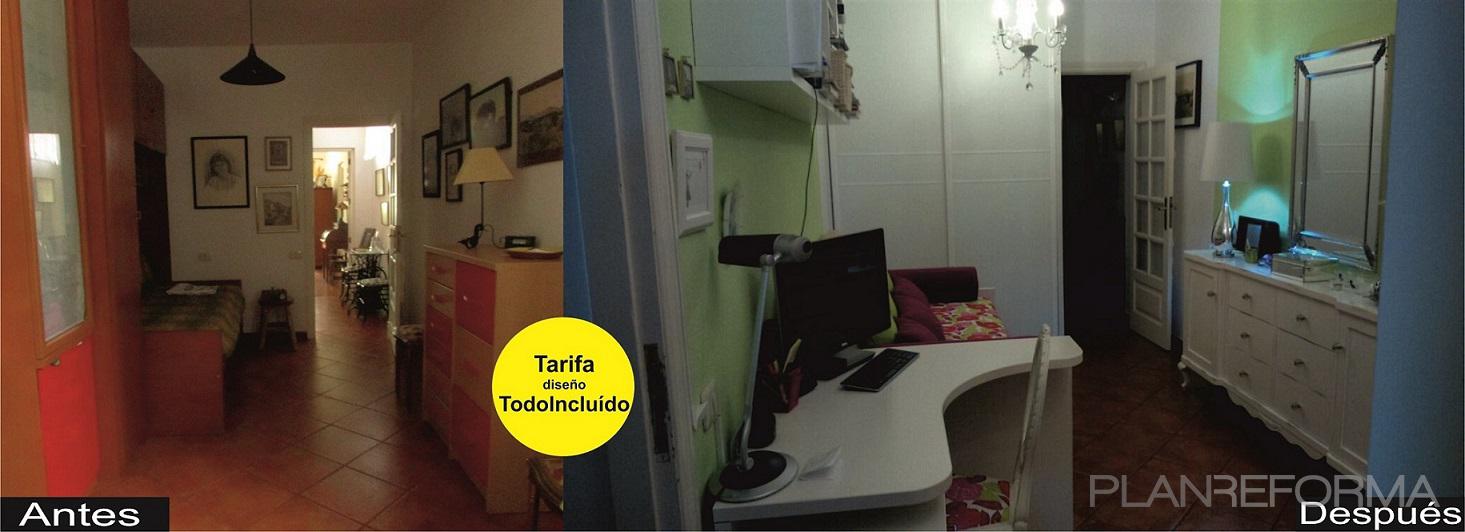 Dormitorio, Estudio, Sala de la TV style vintage color blanco  diseñado por KIKI KARAM | Arquitecto | Copyright Propietaria de la imagen