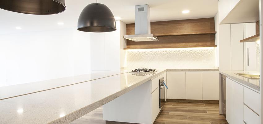 Comedor, Cocina, Exterior Estilo moderno Color beige  diseñado por Atlantico Arqs | Arquitecto | Copyright Reforma Depto Polanco, cmdx / Atlantico arqs