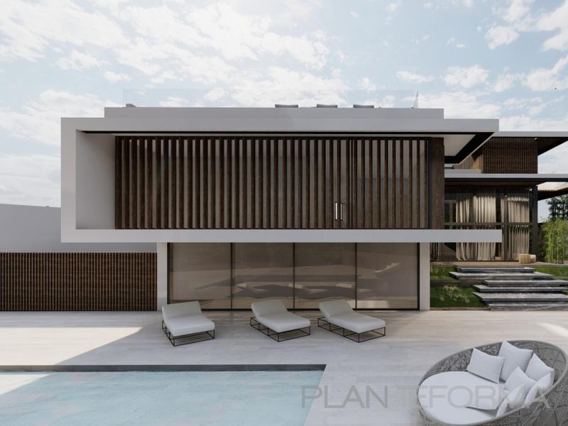 Escalera, Exterior, Galería Estilo moderno Color gris  diseñado por Atlantico Arqs | Arquitecto | Copyright casa en barranquilla, colombia // atlanticoarqs