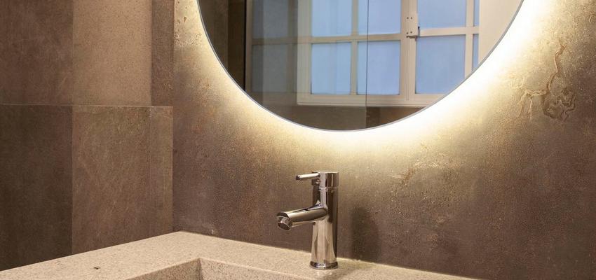 Baño, Comedor, Cocina Estilo moderno Color marron, blanco, gris  diseñado por Atlantico Arqs | Arquitecto | Copyright Reforma Depto Polanco, cmdx / Atlantico arqs