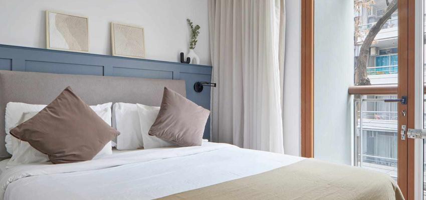 Dormitorio, Comedor, Cocina Estilo moderno Color marron, beige, marron  diseñado por Atlantico Arqs | Arquitecto 