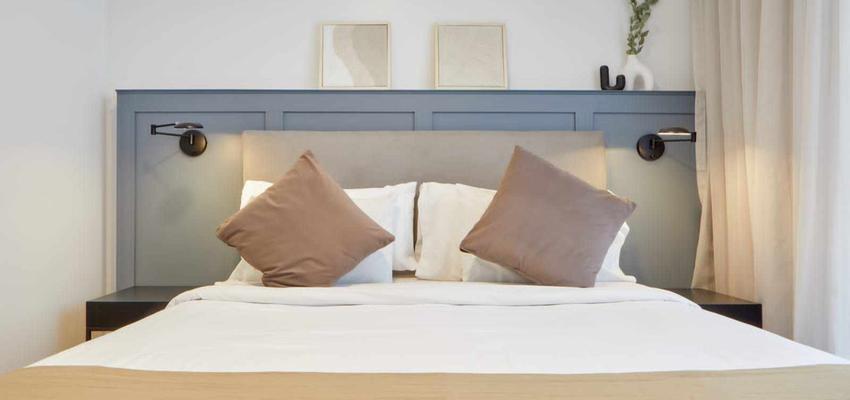 Dormitorio, Comedor, Cocina Estilo moderno Color marron, blanco, gris  diseñado por Atlantico Arqs | Arquitecto 