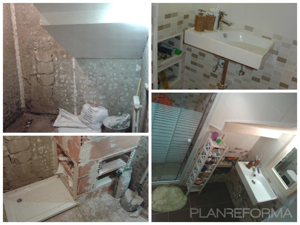 Baño Estilo tradicional Color beige, marron, blanco, gris  diseñado por IMAGINE, Rehabilitaciones y reformas | Gremio 