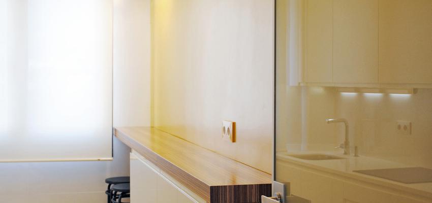 Cocina style moderno color amarillo, marron  diseñado por interior03 | Interiorista 