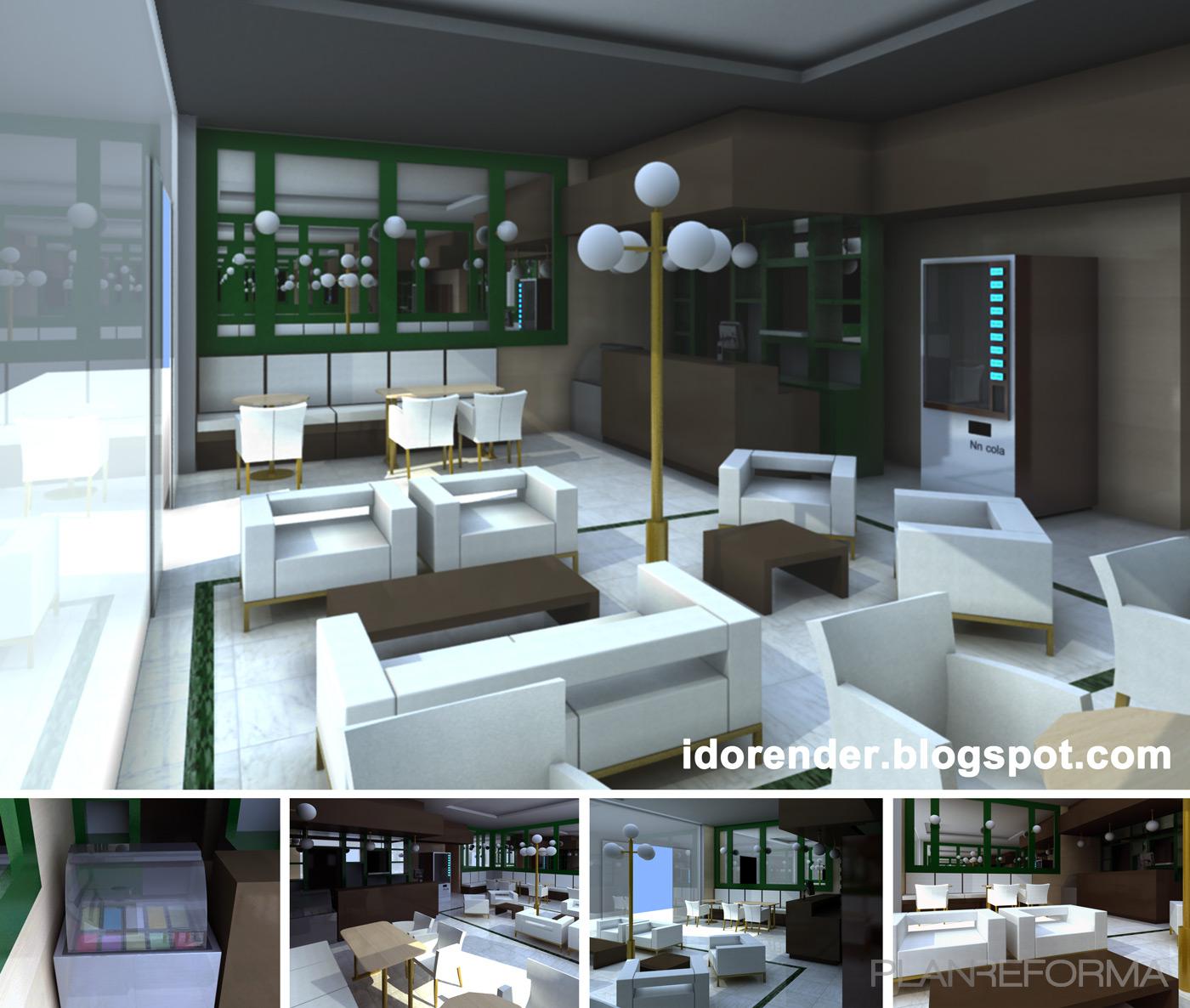 Cafeteria, Hotel style contemporaneo color verde, marron, blanco  diseñado por Micas | Arquitecto | Copyright Miguel Ángel Castillo Gallego, MiCas