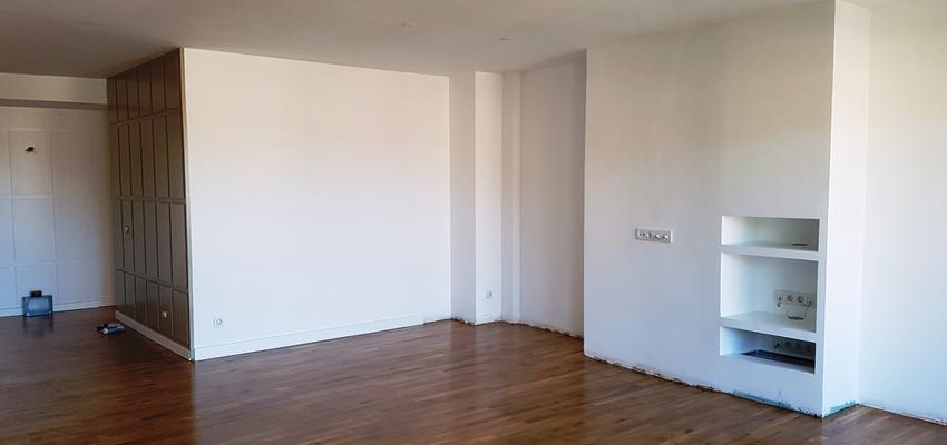 Comedor, Salon Estilo clasico Color marron, blanco  diseñado por Masquepintura | Gremio | Copyright Mas que pintura