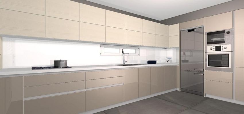Cocina Estilo contemporaneo Color beige, gris  diseñado por FUS-SIO | Arquitecto Técnico 