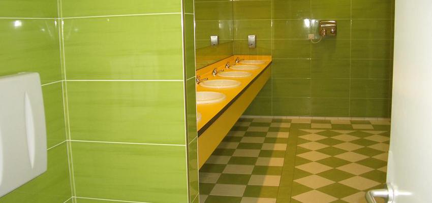 Baño style contemporaneo color amarillo, verde  diseñado por Carlos Alonso Técnicos Asociados SL | Gremio 