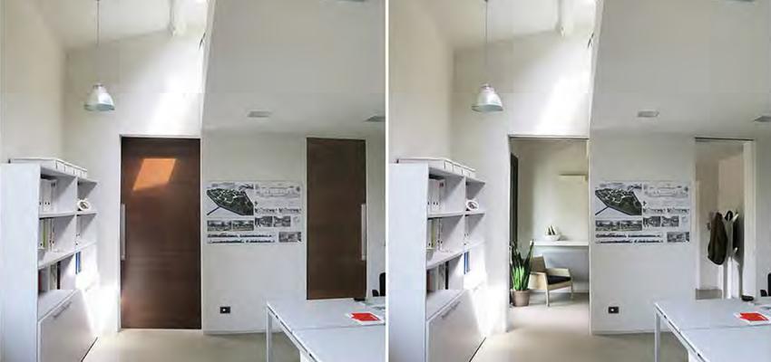 Oficina Estilo contemporaneo Color marron, blanco, gris  diseñado por Oficina Urbana | Arquitecto 