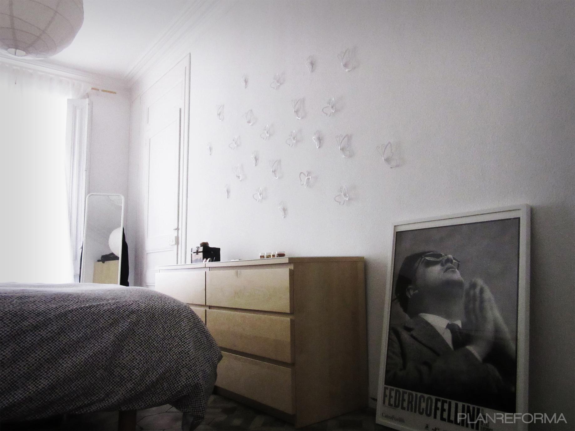 Dormitorio Estilo mediterraneo Color marron, blanco, gris  diseñado por Oficina Urbana | Arquitecto 