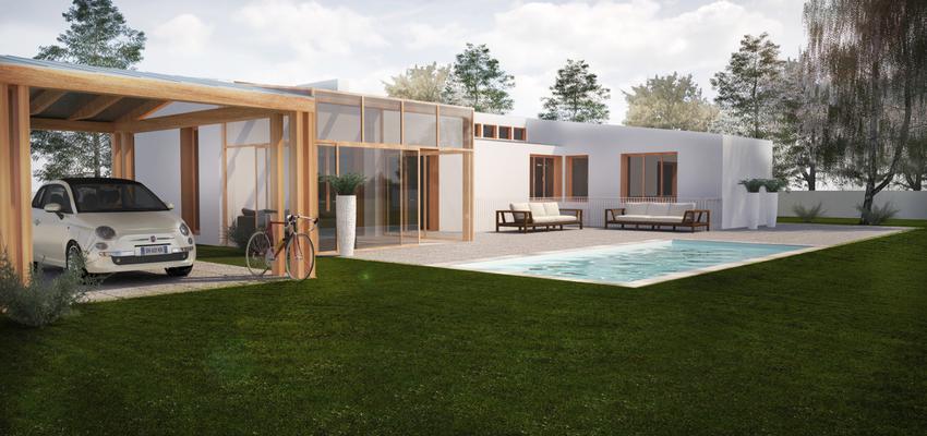 Jardin Estilo contemporaneo Color verde, marron, blanco  diseñado por Oficina Urbana | Arquitecto | Copyright Renato Pucci