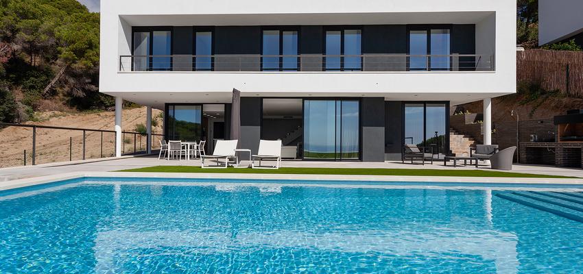 Jardin Estilo moderno Color azul  diseñado por arquitectura clip | Arquitecto | Copyright arquitectura clip s.l.