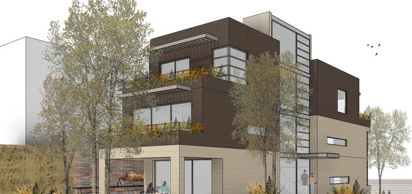 Balcon, Exterior, Jardin style contemporaneo color marron, beige, marron, blanco  diseñado por Fernando Olba Rallo | Arquitecto 