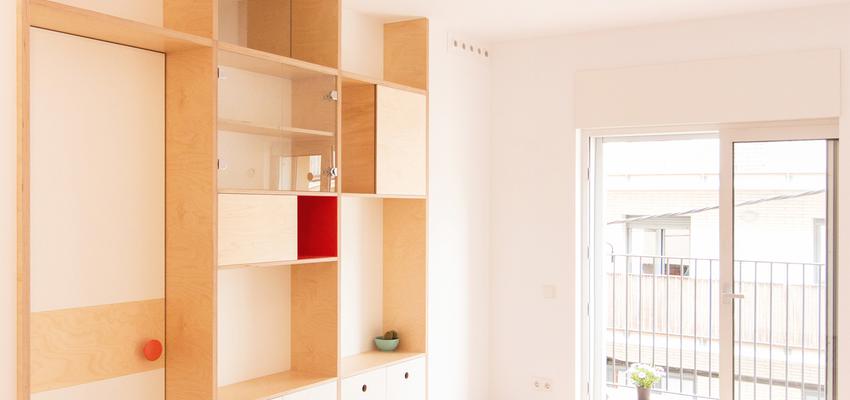 Comedor, Salon Estilo moderno Color rojo, marron, gris  diseñado por rubial·sanchez | Arquitecto 
