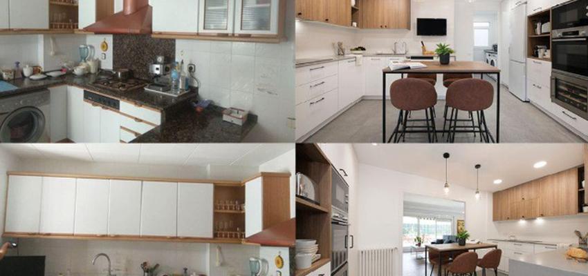 Cocina Estilo moderno Color azul oscuro  diseñado por Novallars &  espais | Reformista, constructor | Copyright imagen propia