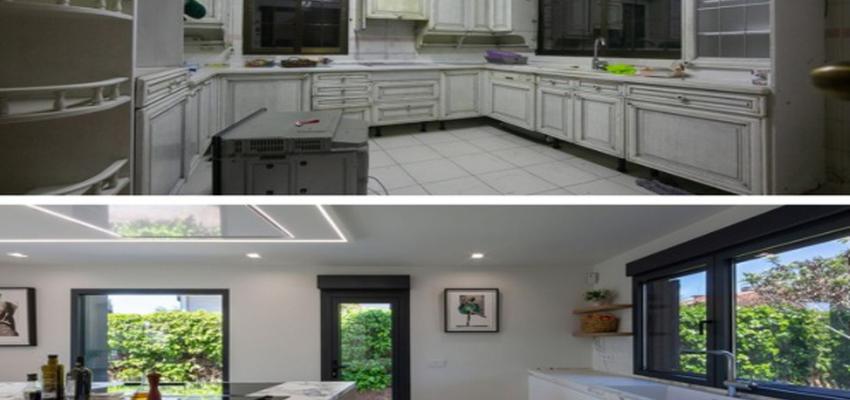 Cocina Estilo moderno Color azul oscuro  diseñado por Novallars &  espais | Reformista, constructor | Copyright imagen propia