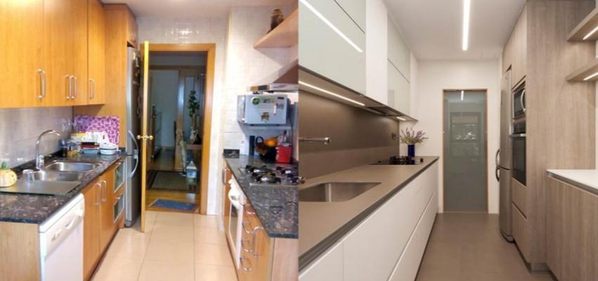 Cocina Estilo contemporaneo Color marron, beige, marron, blanco  diseñado por Reformas y Servicios Marius | Gremio | Copyright Reformas y Servicios Marius