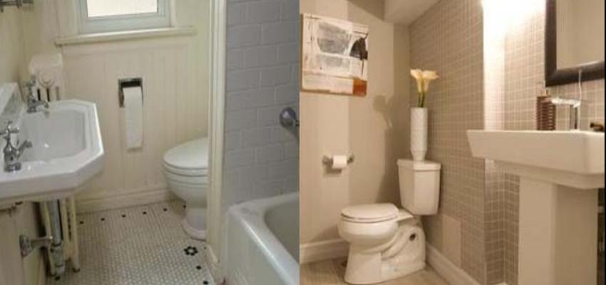 Baño Estilo vintage Color blanco, gris  diseñado por Reformas y Servicios Marius | Gremio | Copyright Reformas y Servicios Marius