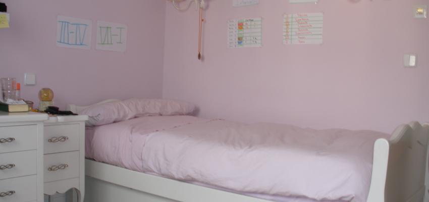 Dormitorio, Niños style contemporaneo color rosa, blanco  diseñado por ANGELES SAZ SANTED Arquitecto de Interiores | Interiorista | Copyright propia