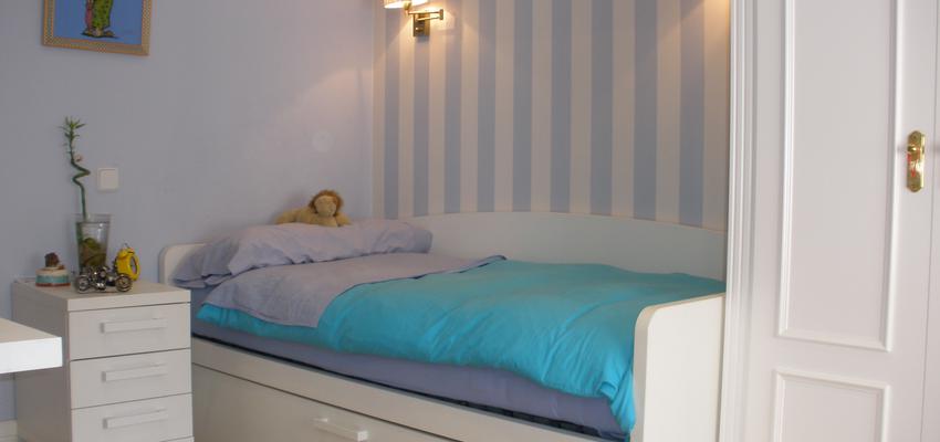 Dormitorio, Niños style contemporaneo color turquesa, azul cielo, blanco  diseñado por ANGELES SAZ SANTED Arquitecto de Interiores | Interiorista | Copyright propia