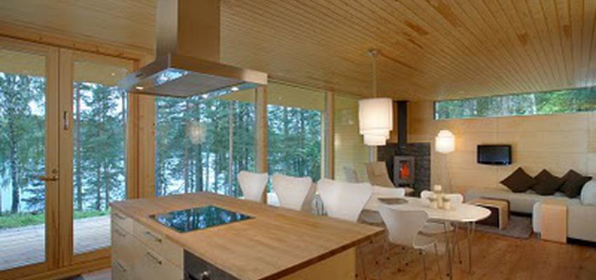 Comedor, Cocina, Loft Estilo moderno Color verde  diseñado por Madereco | Gremio 