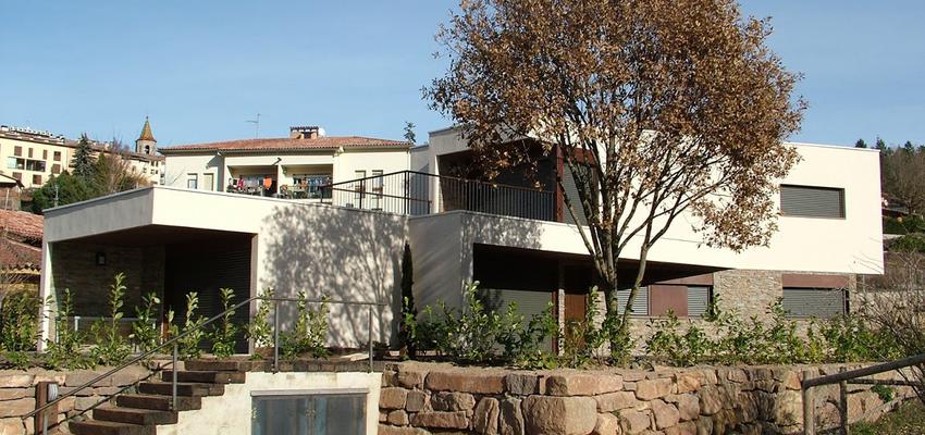 Terraza, Exterior Estilo moderno Color plateado  diseñado por Jaume  (Cuadern Campanals Arquitectes) | Gremio | Copyright Cuadern Campanals Arquitectes