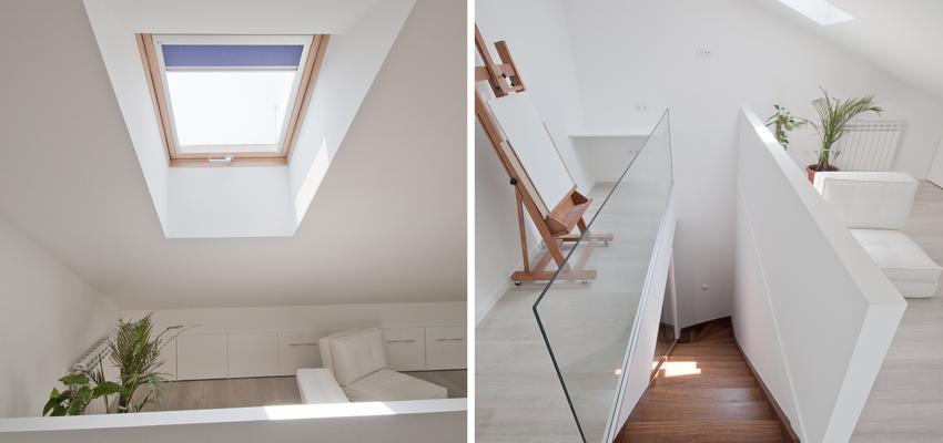 Dormitorio, Estudio, Loft Estilo moderno Color marron, beige, blanco, plateado  diseñado por Xabier Ramos | Arquitecto | Copyright Esta información es propiedad de Xabier Ramos Bilbao, todos los derechos reservados.