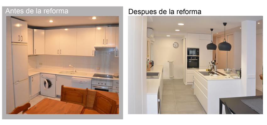 Loft Estilo moderno Color blanco, gris  diseñado por Mirmen Arquitectura - Interiorismo - Reformas | Gremio | Copyright Mirmen Arquitectura