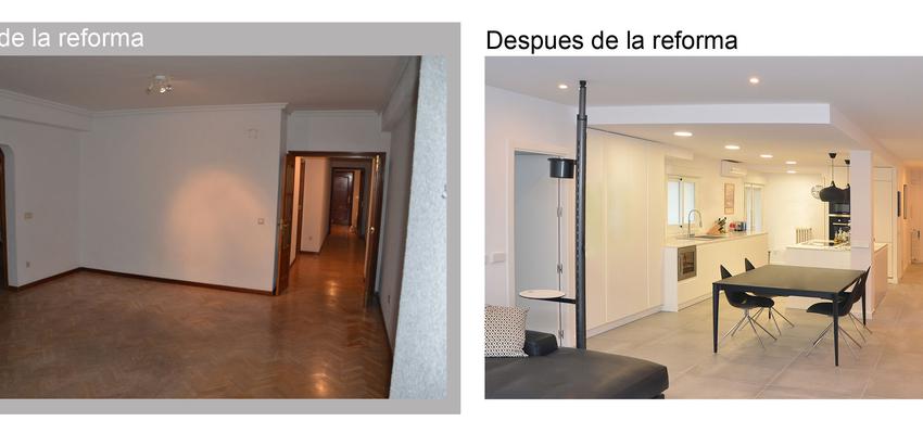 Loft Estilo moderno Color blanco, gris  diseñado por Mirmen Arquitectura - Interiorismo - Reformas | Gremio | Copyright Propiedad