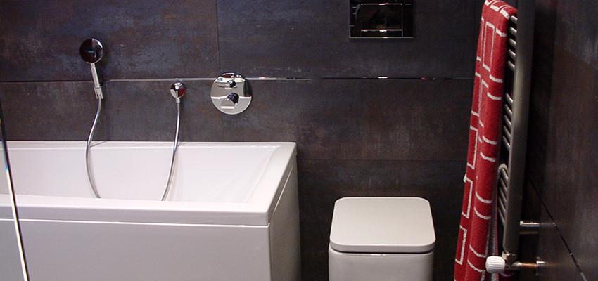 Baño style moderno color blanco, gris  diseñado por e-closion, ambientes de cocina | Gremio 