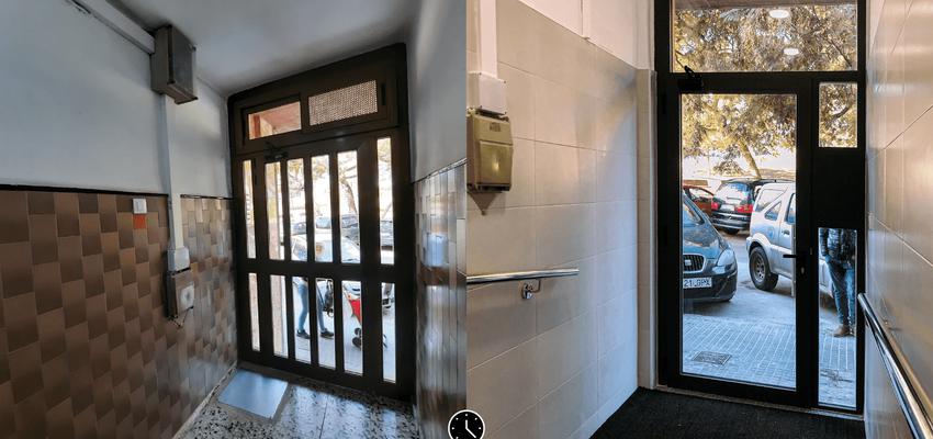 Vestibulo Estilo clasico Color beige, gris  diseñado por Konsilio Technical | Reformista, constructor | Copyright Imagen propia