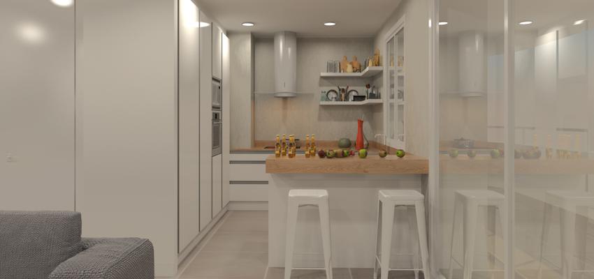 Cocina Estilo contemporaneo Color gris  diseñado por Arquiox Idea | Arquitecto 