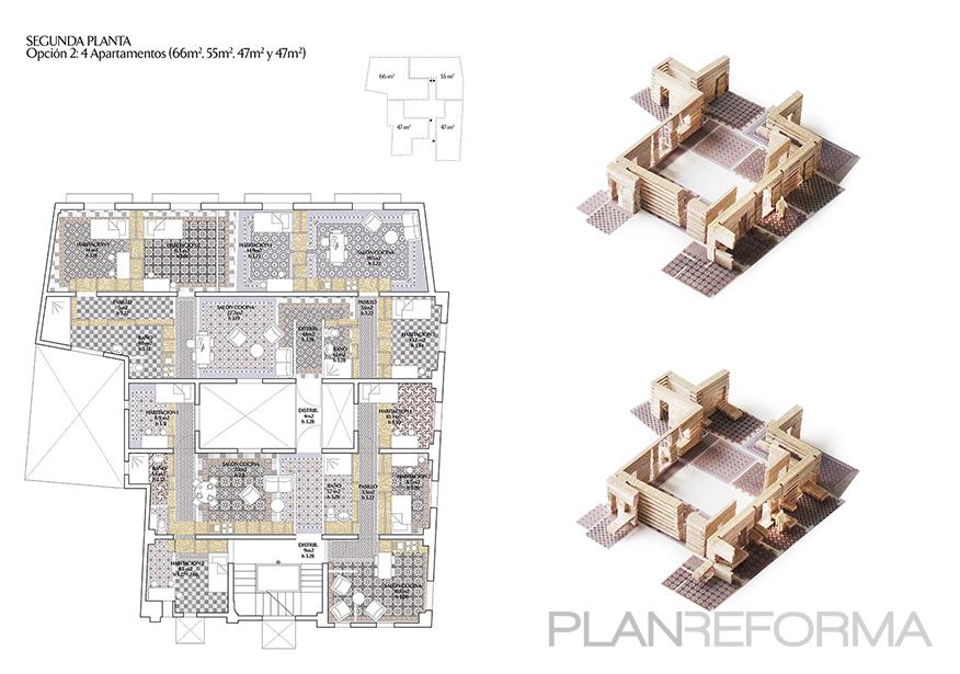 style contemporaneo color blanco, gris, gris, negro  diseñado por SERRANO + BAQUERO | Arquitecto 