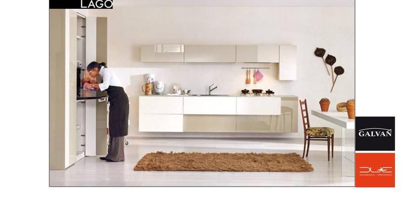 Cocina style moderno color blanco, gris  diseñado por Virginia | Interiorista 