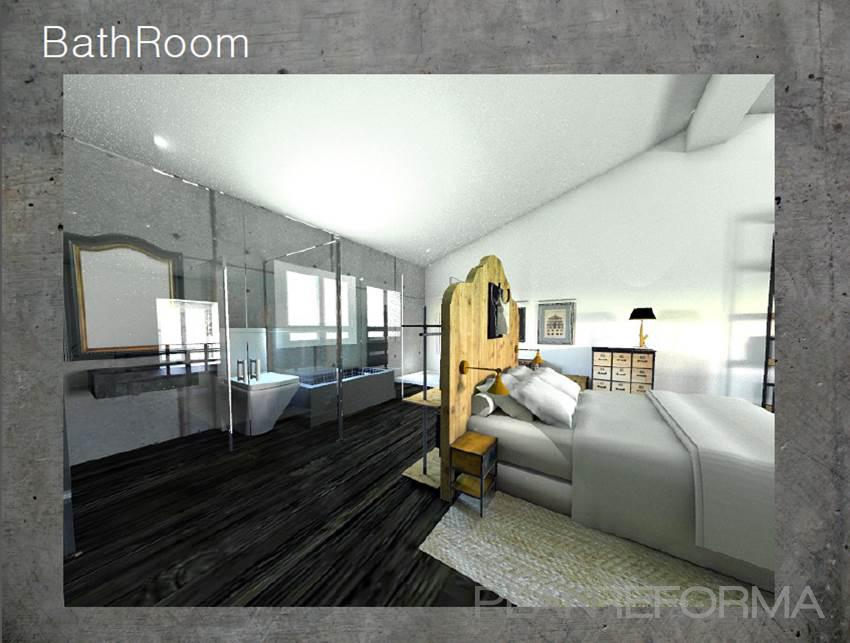 Dormitorio Estilo vanguardista Color gris, negro, dorado  diseñado por Paula Blanc | Interiorista | Copyright Blanc Interiores