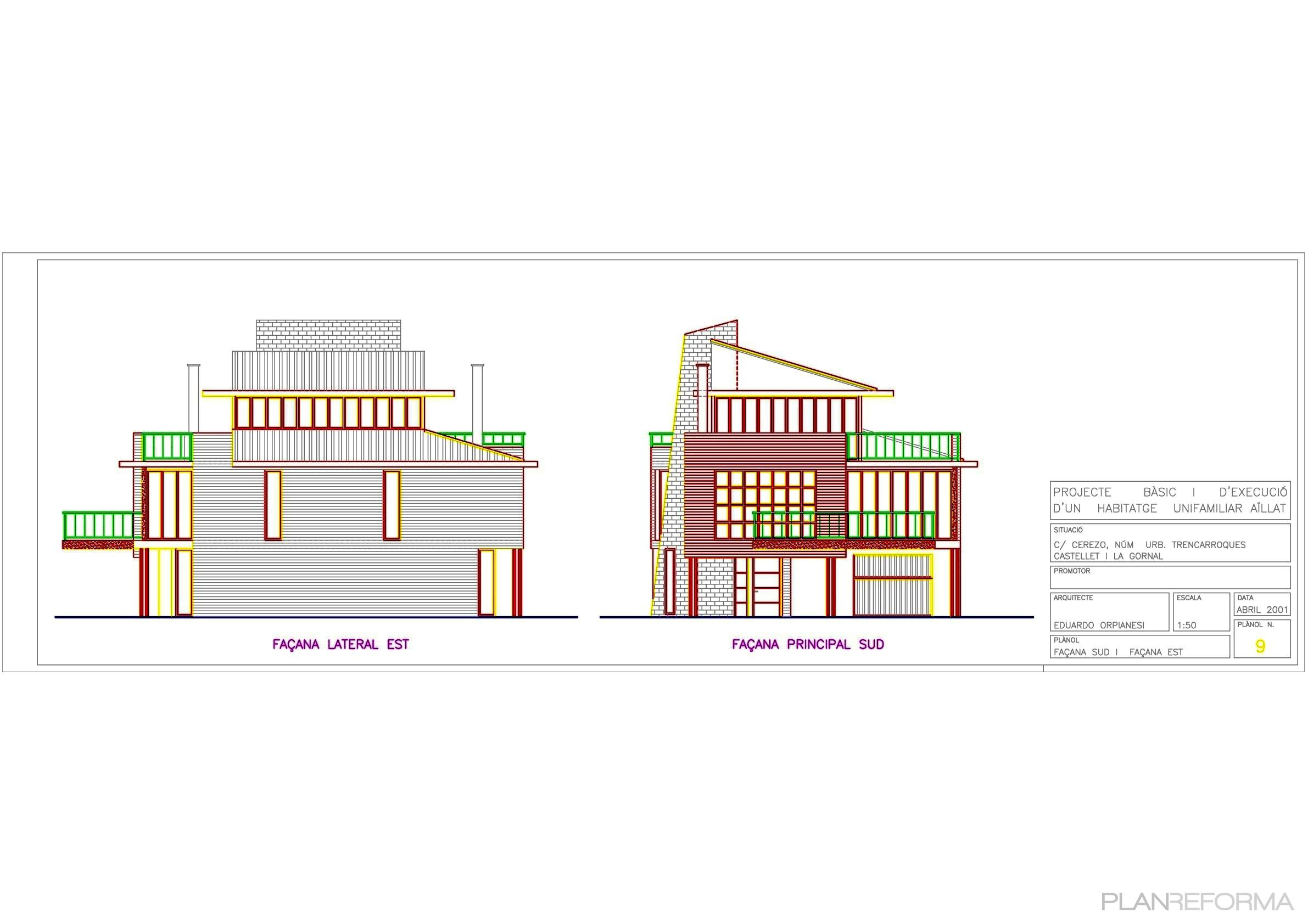 Terraza, Balcon, Exterior style contemporaneo color rojo, gris, negro  diseñado por OA oficina de arquitectura | Arquitecto | Copyright Soy propietario