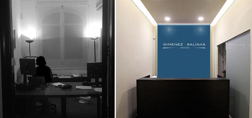 Vestibulo, Oficina style contemporaneo color azul, beige  diseñado por XTe Interiorismo | Arquitecto Técnico 