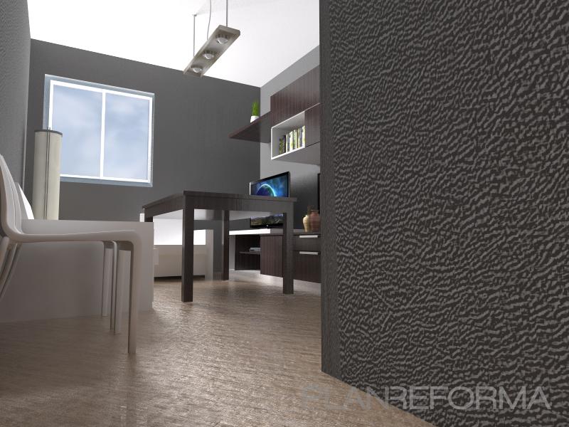 Salon style eclectico color marron, marron, gris  diseñado por DISEDAR | Arquitecto Técnico | Copyright SI